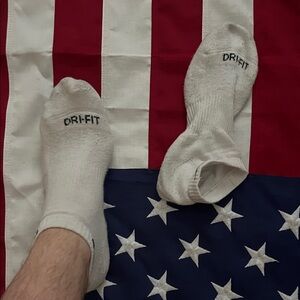 White Men's Socks